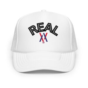 Gorra Trucker Dayf con texto REAL NO 12