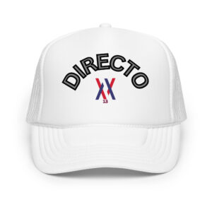 Gorra Trucker Dayf con texto DIRECTO NO 13