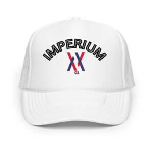 Dayf trucker cap with IMPERIUM NO 01 print