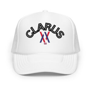 Dayf trucker cap with CLARUS NO 02 print