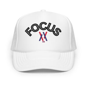 Dayf trucker cap with FOCUS NO 04 print