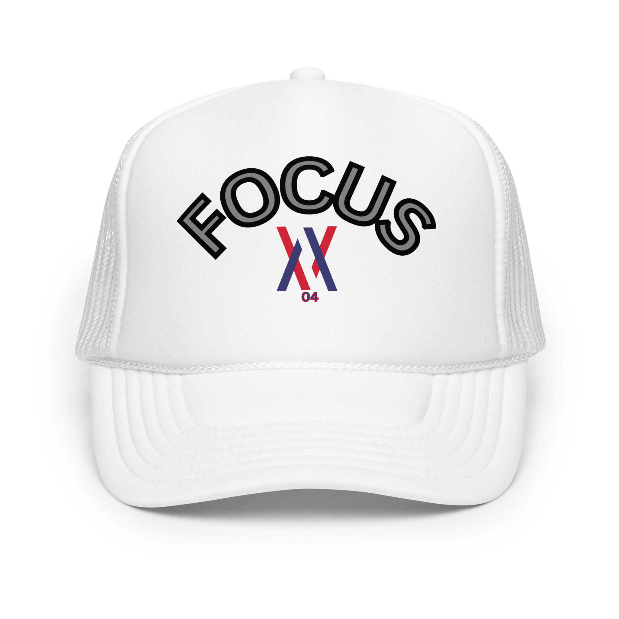 Dayf trucker cap with FOCUS NO 04 print