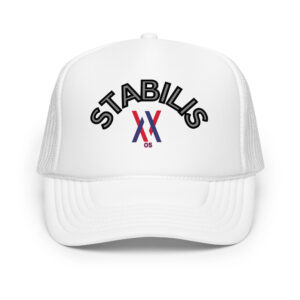 Dayf trucker cap with STABILIS NO 05 print