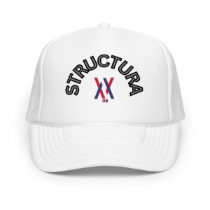 Dayf trucker cap with STRUCTURA NO 08 print