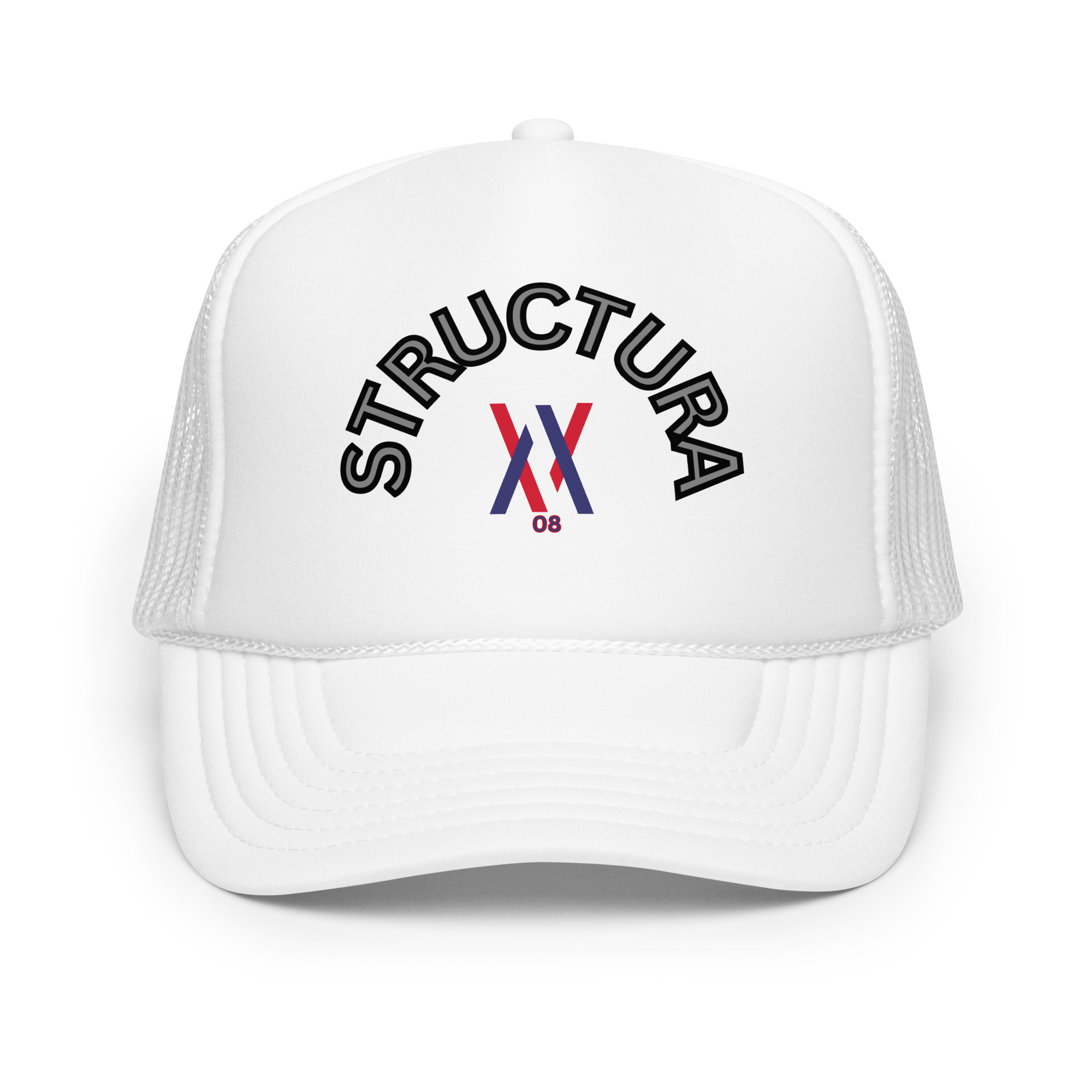 Dayf trucker cap with STRUCTURA NO 08 print