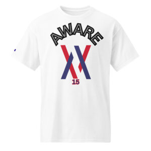 Dayf DryBlend T Shirt AWARE NO 15 front print unisex