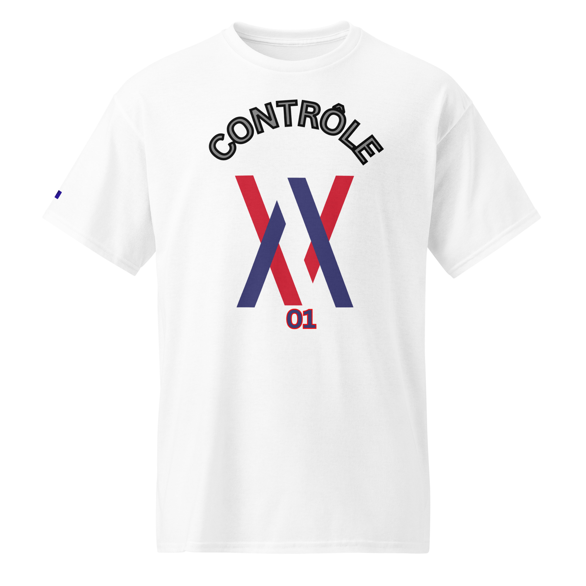 T shirt Dayf DryBlend 01 Contrôle impression devant unisex