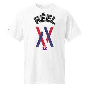 T shirt Dayf DryBlend No 12 Réel impression devant unisex