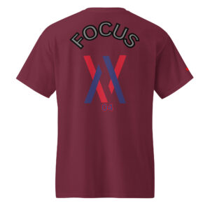 T shirt No 04 Focus impression dos unisex